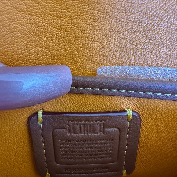 Coach X Lil Nas Tabby 12 Shearling Mandarin orange - Picture 7 of 7